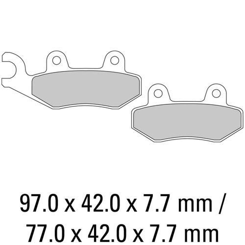 FDB497ST FERODO BRAKE PAD