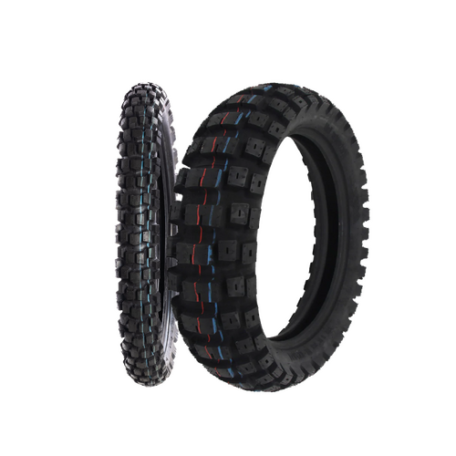 Motoz Tractionator RallZ 90/90-21 54R TT Front & Motoz Tractionator RallZ 120/90-18 65R TT Rear Combo Deal