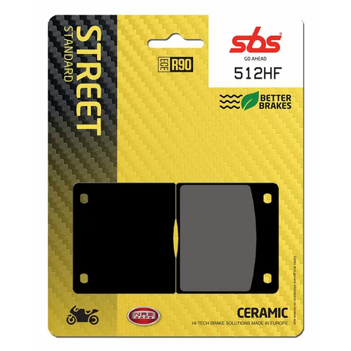 SBS 512HF Front/Rear Ceramic Brake Pads