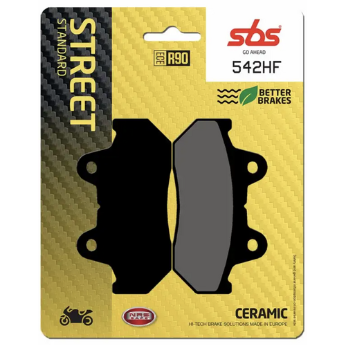 SBS 542HF Front/Rear Ceramic Brake Pads