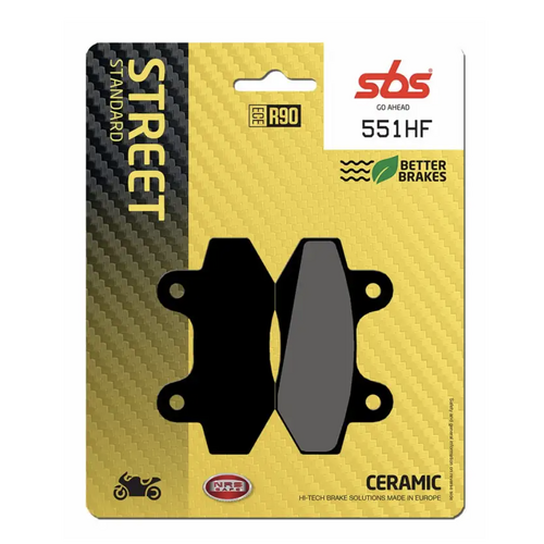 SBS 551HF Front/Rear Ceramic Brake Pads