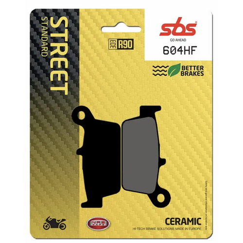 SBS 604HF Front/Rear Ceramic Brake Pads 