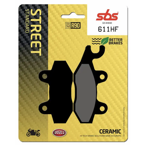 SBS 6311HF Front/Rear Ceramic Brake Pads