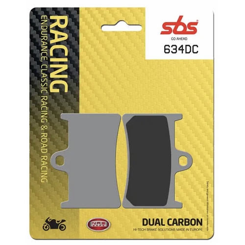 SBS 634DC Front Dual Carbon Pads (Race Only)