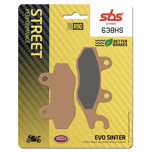 SBS 638HS Front Sintered Brake Pads