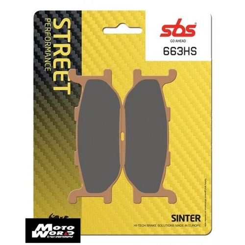 SBS 663HS Front Sintered Brake Pads