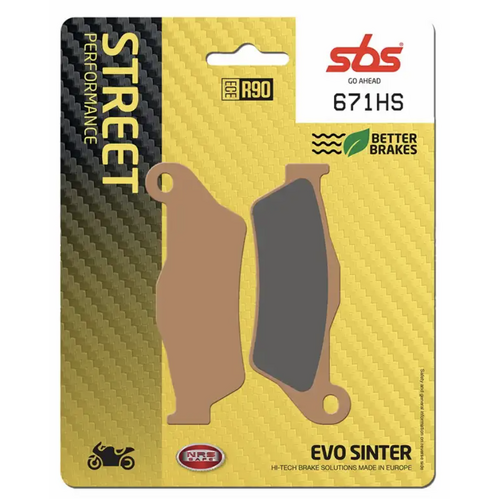 SBS 671HS Front Sintered Brake Pads