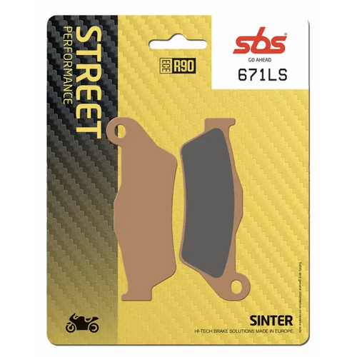 SBS 671LS Rear Sintered Brake Pads