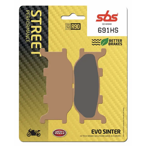 SBS 691HS Front Sintered Brake Pads