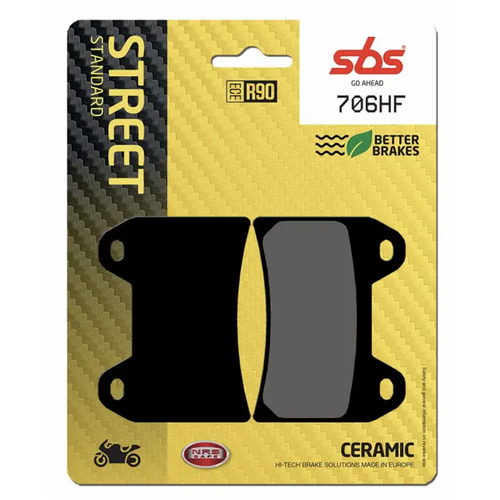 SBS 706HF Front/Rear Ceramic Brake Pads