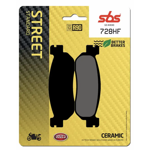 SBS 728HF Front/Rear Ceramic Brake Pads